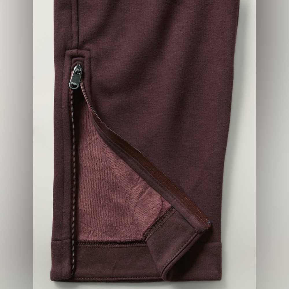 Athleta Burgundy Cozy Karma Pants - Picture 5 of 7